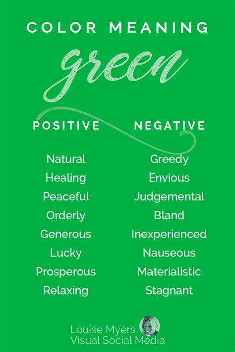 what does green mean.